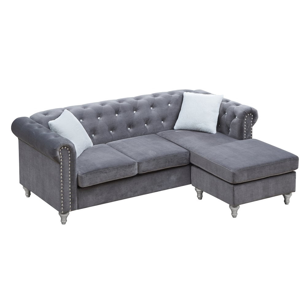Glory Furniture Raisa Sofa Chaise in Color