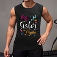 thumbnail image 2 of Big Sister Again Men'S Muscle T-Shirt, Sleeveless, Muscle Tank Tee Top M, 2 of 7