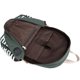 thumbnail image 3 of Mochilas escolares verde militar para niñas adolescentes Mochila de lona ligera Mochila a rayas Mochilas para niños Set 3 en 1, 3 of 5