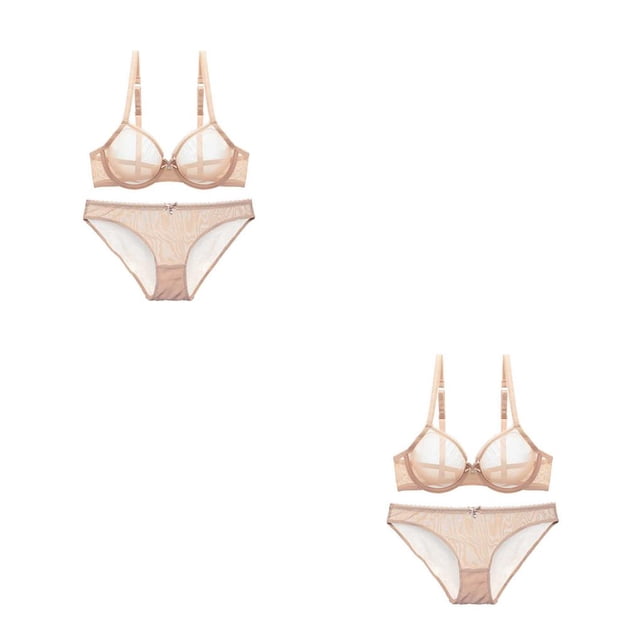 Conjunto de sujetador Sonducket lencería para mujer multicolor sin costuras piel cercana
