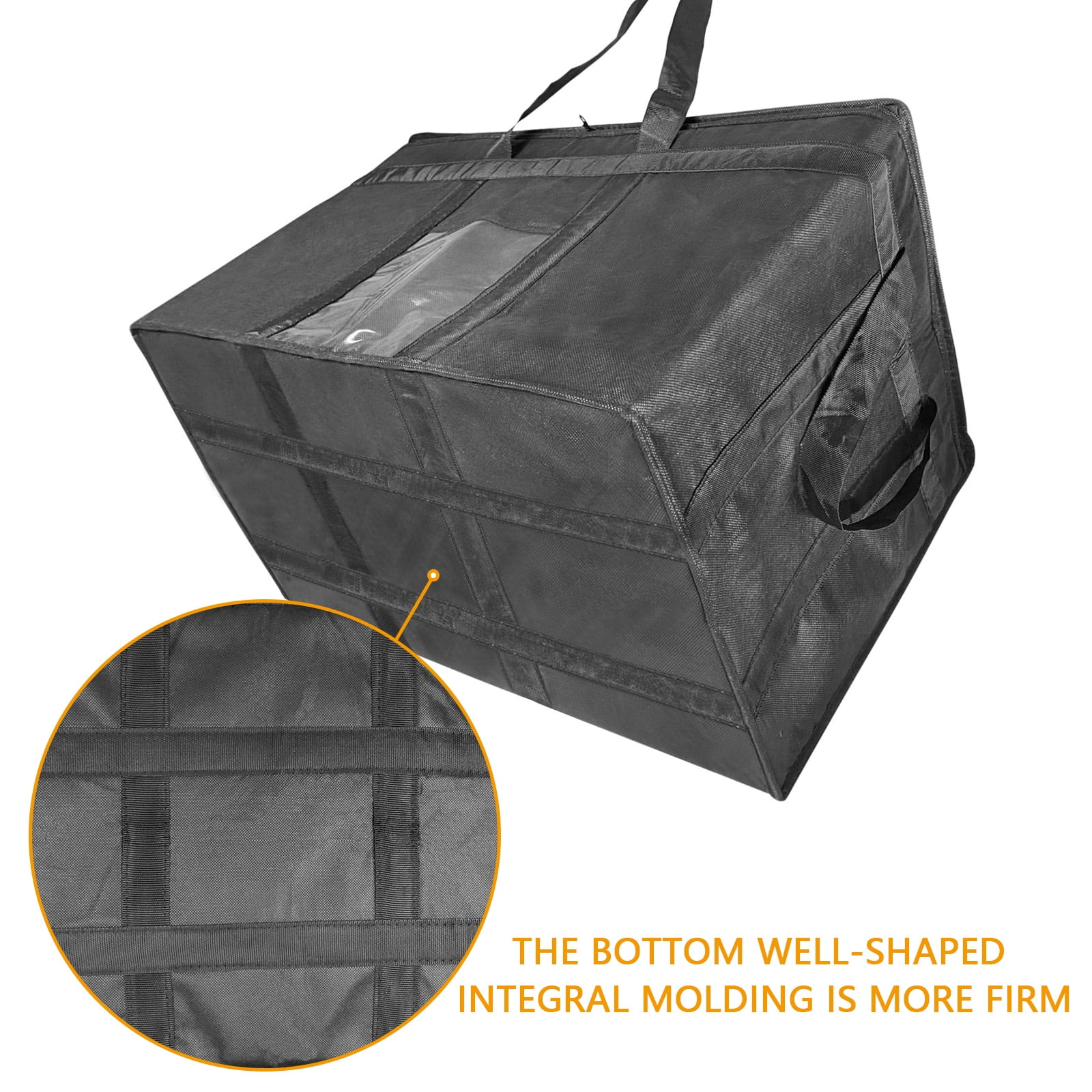 Yongzhenlite Insulated Heavy Duty Soft-Sided Cooler with Zipper Closure, Black