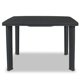 thumbnail image 2 of Mesa de jardín Antracita 101 x 68 x 72 cm Plástico, 2 of 5