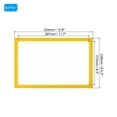 thumbnail image 2 of Unique Bargains Magnetic Sign Holder 8.5 x 11, 2 Pack Magnetic Display Frame A4 Magnetic Picture Frame for Refrigerator, Yellow, 2 of 7