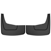 Husky Liners Custom Rear Mud Guards Fit 2020-2024 Chevrolet Silverado 3500 HD Dually , 2-pc Black
