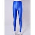 thumbnail image 4 of Choomomo Leggings Serrés de Performance de Danse Moderne de Rue Hip Hop Rave Extensibles Brillants pour Femmes Bleu Royal m, 4 of 7