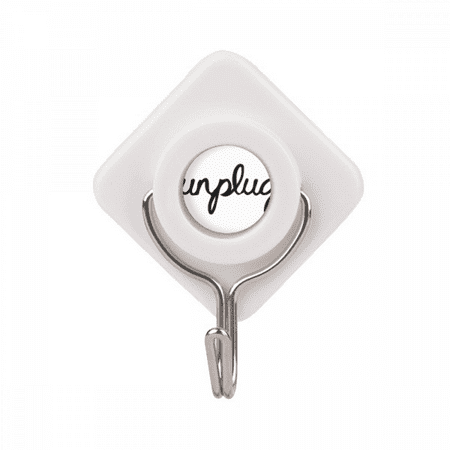 

Unplug Funny Design Pattern Quote Adhesive Wall Hooks Hanging Self Sticky