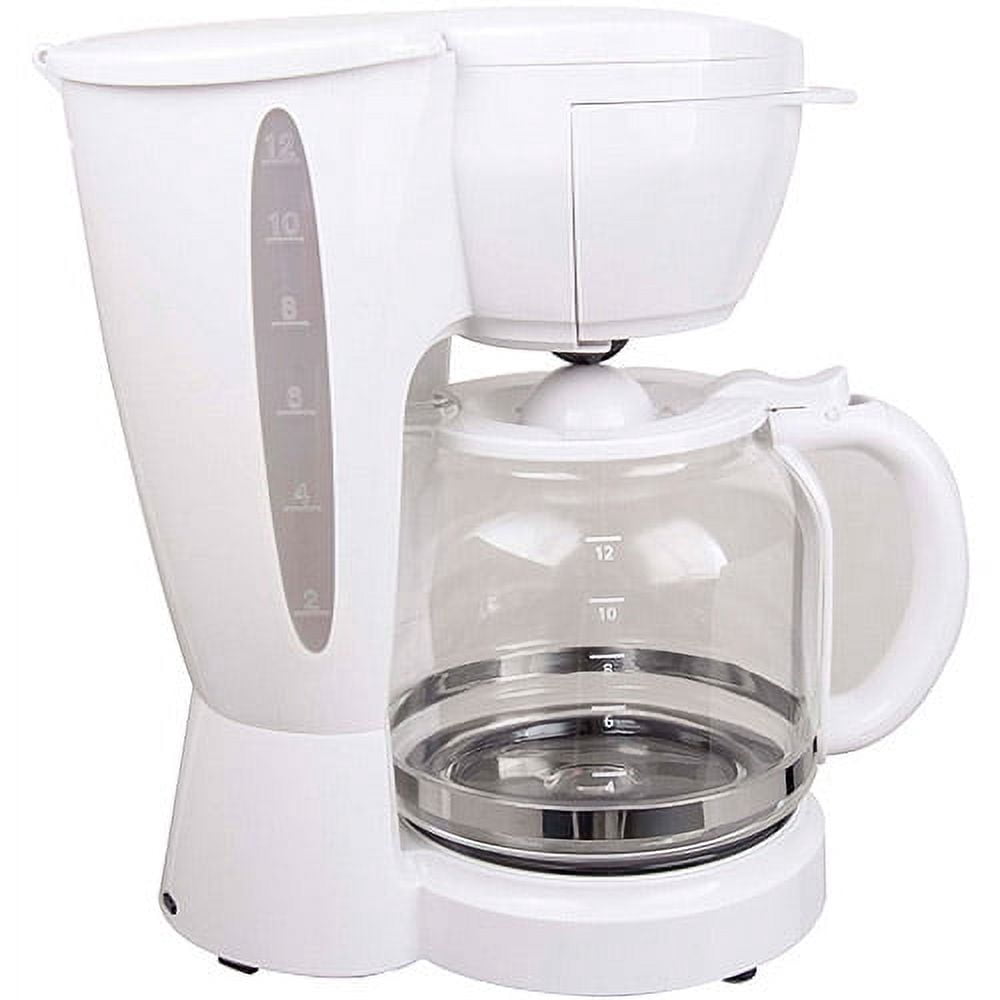 Rival 12 Cup White Coffee Maker