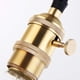 thumbnail image 4 of Base de lámpara con interruptor, soporte de enchufe de cobre y latón Vintage para bombilla de estilo Retro Edison E27, 4 of 5