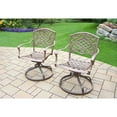 thumbnail image 5 of Oakland Living 1102T-2104S4-D56-9-AB Mississippi 5 Piece Swivel Rocker Set with 42 in. Table, Antique Bronze, 5 of 7