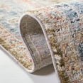 thumbnail image 5 of SAFAVIEH Silverado Sebastian Medallion Polyester Area Rug, Sage/Blue, 6'4" x 6'4" Round, 5 of 8