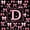 Black Pink 04, variant on Manfei 3D Cartoon Bowtie Print 7-Piece Twin Bedding,Black Pink Monogrammed E Bedding Comforter Set,Black Reversible