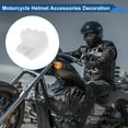 thumbnail image 3 of Accesorios de Casco de Motocicleta Decoración Alas Arale para Cascos de Motocicleta Bicicleta Esquí Pegatina de Peluche Blanca 2 Juegos, 3 of 6