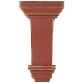 thumbnail image 3 of Ekena Millwork 4"W x 4 3/4"D x 8"H Small Jefferson Wood Vintage Decor Corbel, Salvage Red, 3 of 6