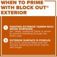 INSLX Block Out Acrylic Exterior Wood Stain Blocking Primer, White, 1