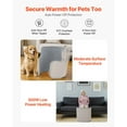 thumbnail image 4 of KFFKFF Under Desk Space Heater, Portable Rollable Foot Warmer for Home and Office Use, Timer Function, Quiet Operation for Legs and Ankles, Touch and Remote Control, Electric Surround Warming Pad, 4 of 9