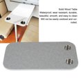 thumbnail image 3 of 400x800mm Removable Rectangular Table Solid Wood Stainless Steel RV Table Board with 2 Cup Holders for RV Yacht Caravan RV Terrace Furniture, 3 of 7