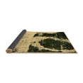thumbnail image 2 of Ahgly Company Indoor Round Abstract Brown Modern Area Rugs, 7' Round, 2 of 4