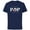 Navy, variant on Disney Mickey Mouse Thumbs Up Best Pop Ever Father’s Day - Short Sleeve Cotton T-Shirt for Adults - Customized-Black