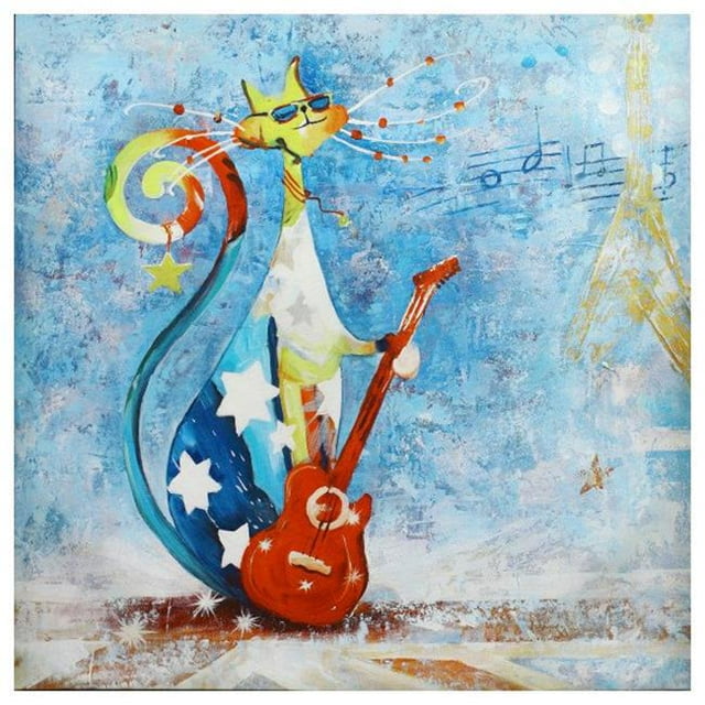 Yosemite 3130012 Rock Star Print Wall Art, Multicolor