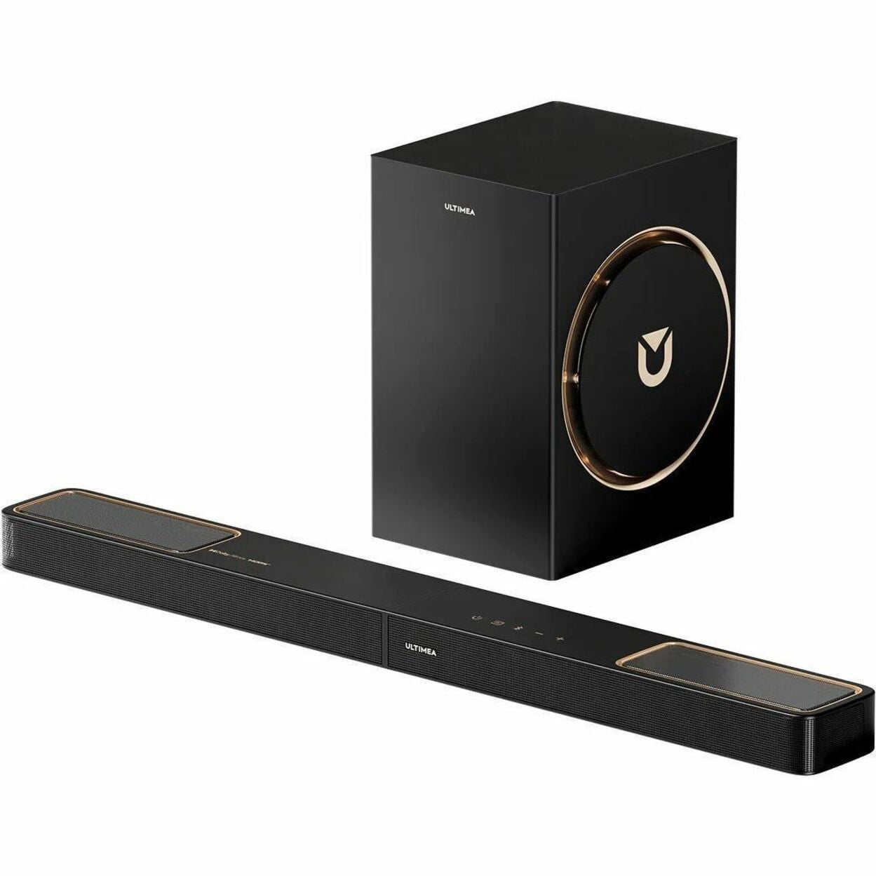 TCL, Alto 8 Plus Sound Bar, TS8212, 39-inch Black Dolby Atmos