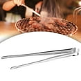 thumbnail image 6 of Stainless Steel Kitchen Tongs Salad Buffet Tongs, Steak Clamps Kitchen Barbecue Tongs Serving Tongs for BBQ, Barbecue, Baking Argent S, 6 of 8