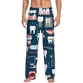 thumbnail image 2 of Lsque Dental Print Men's Pajama Pants, Lounge Pant - Comfortable Home Wear,Elastic Waistband, Stylish Design-Small, 2 of 9