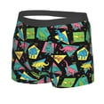 thumbnail image 2 of Naloa Geometric Dinosaur Print Mens Underwear - Boxers for Men, Classic Briefs for Men, 2 of 9