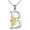 Sunflower B, variant on Initial Sunflower Necklace for Women 925 Sterling Sliver Sunflower Pendant Necklace Letter Initial Pendant Chain