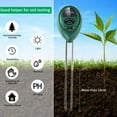 thumbnail image 4 of Apuakthei Medidor de humedad del suelo: kits de prueba de suelo 3 en 1 con probador de humedad/luz/pH del suelo, kit de herramientas de jardinería para plantas, adecuado para interiores y exteriores,, 4 of 7
