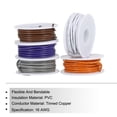 thumbnail image 3 of Uxcell 16AWG Wire 16 Gauge Electrical Wire, 25m(82ft Total) 1007 Stranded Wire Hookup Wire Tinned Copper Wire, 3 of 6