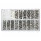 thumbnail image 1 of Kit de reparación de gafas Qarigey 1000 unids/set tornillo destornillador pinzas surtido portátil accesorios de relojero, 1 of 6