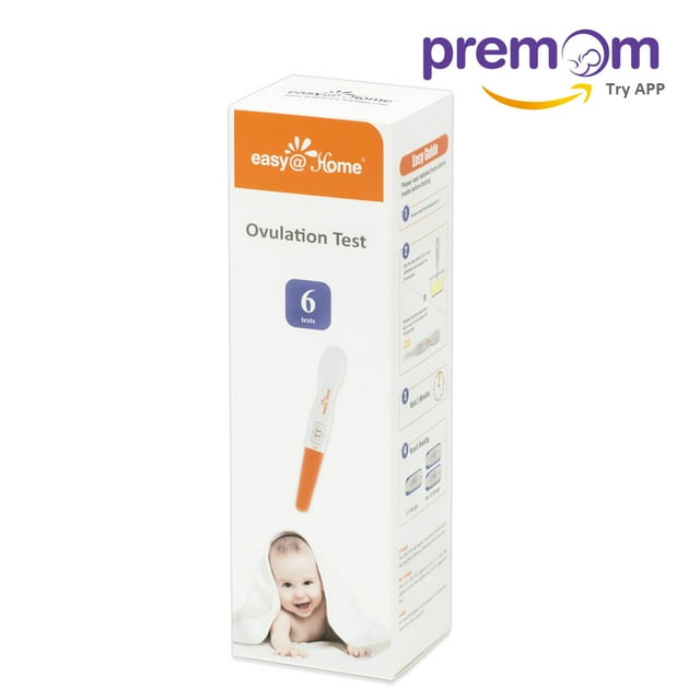 EasyHome 6 Ovulation (LH) Tests Midstream Test sticks
