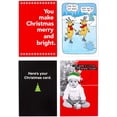 thumbnail image 1 of Shoebox Funny Boxed Christmas Cards Assortment (4 Designs, 24 Christmas Cards with Envelopes), 1 of 8