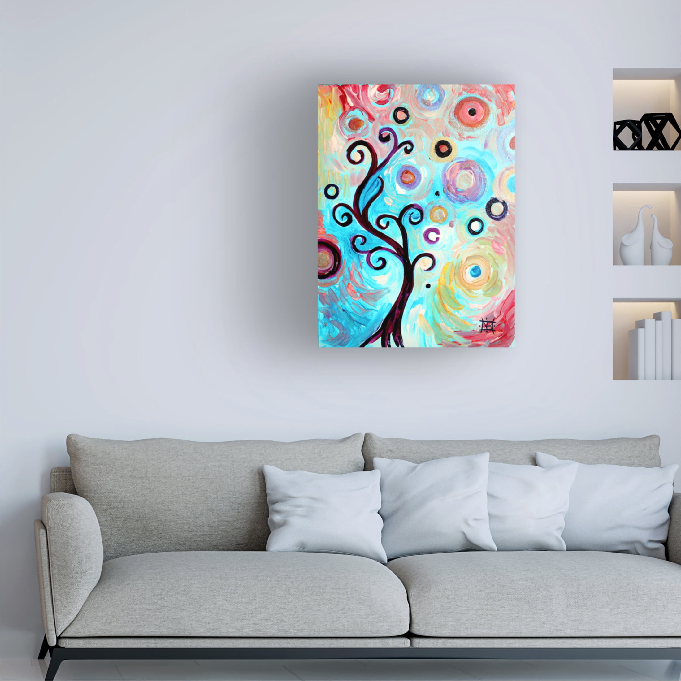 Canvas Wall Art - Natasha Wescoat 'In Your Honor' Wall Art for Living Room, Bedroom, or Office Décor by Trademark Fine Art - 14 x 19 Inches
