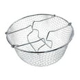 thumbnail image 4 of Cesta para freír de acero inoxidable, herramienta para freír aceite de cocina, Chips para freír, servir alimentos, aceite, cesta para freír, Chip para SG, 4 of 8
