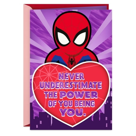 Hallmark Marvel Spider-Man Valentine's Day Card for Son (Amazing Son)