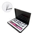 thumbnail image 1 of 8Pcs Reusable Magnetic Eyelashes 3D False Eyelashes Tweezers Set Cosmetics Eyelashes Decoration, 1 of 5