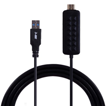 Minicom Cat5 Audio Video Display - USB 3.0 to HDMI Adapter Cable High Definition Audio Video Converter for Laptop and Computer Display to HDTV (3 ft)