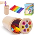 thumbnail image 1 of Montessori Toys YHHYTOY, clasificador de colores para niños de 1 a 3 años, 1 of 6