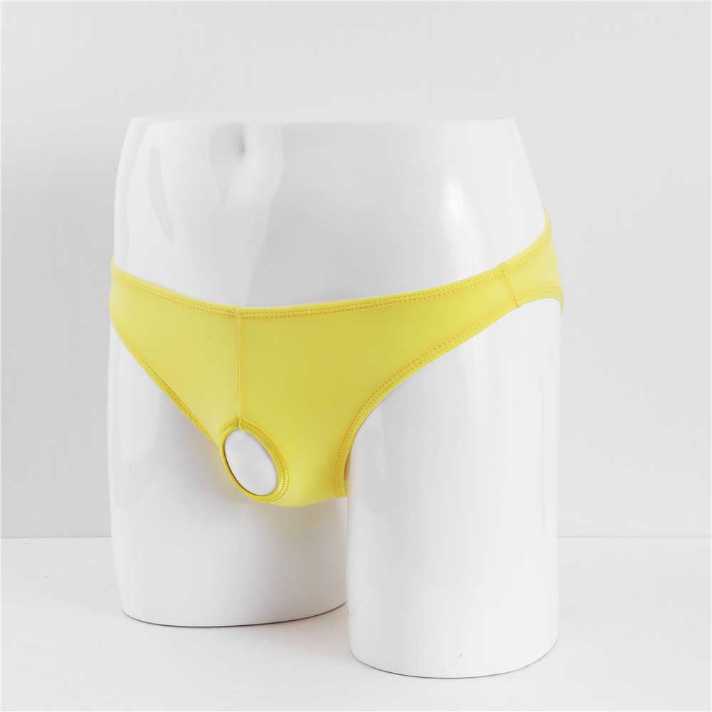 Men's Sexy Open Front Underwear Soft Comfortable Briefs 