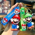 thumbnail image 4 of llavero de Anime Super Mario Bros, figura de acción, modelo de PVC, decoraciones, muñeco de dibujos animados, colgante, juguetes, regalo, 4 of 5