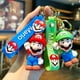 thumbnail image 4 of llavero de Anime Super Mario Bros, figura de acción, modelo de PVC, decoraciones, muñeco de dibujos animados, colgante, juguetes, regalo, 4 of 5