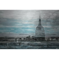 Parvez Taj Blue City Hues Metal Wall Art