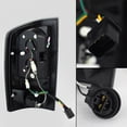 thumbnail image 6 of AKKON - For Third Generation Dodge Ram Pickup Black Bezel LED Tail Light + LED 3rd Cargo Brake Lamp Set, 6 of 7
