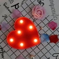 thumbnail image 2 of Vintge Retro Style LED Alphabet Letter Sign Light Letter Corazones, 2 of 9