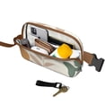 thumbnail image 4 of Compact Floral Waist Bag - Vintage Boho Fanny Pack, Multi-Pocket Storage for Daily Use & Outdoor Activities, 4 of 4