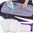 thumbnail image 2 of OIUR 10Pcs Ironing Pressing Cloth Heat-Resistant Non-Stick Reusable Clothes Ironing Protector Scorch Saving Mesh Insulation Pad, 2 of 7