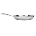 thumbnail image 1 of ANGGREK Cooking Pan,30 X 5cm Stainless Steel Fry Pan 3 Layers Induction Steak Pot Composite Bottom Arc Long Handle,Kitchen Cookware, 1 of 8
