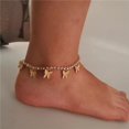 thumbnail image 5 of Joyería para pies Eslabón para el pie Eslabón para el tobillo Cadena para el pie - Strass & Butterfly--Golden oso de fresa Electrónica, 5 of 5