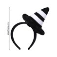 thumbnail image 2 of Hfppkn Plush Traffic Cone Headband Novelty Roadblock Hair Hoop 20cm Black, 2 of 7
